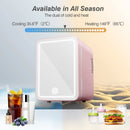 4L Makeup Mini Fridge for Bedroom Car Office & Dorm Cooler & Warmer Portable Small Refrigerator for Cosmetics, Skin Care