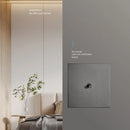 Wall Light Stainless Steel Panel Toggle Switch Vintage Lighting Switch Gray 1-4 Gang 2 Way for Home Improvement